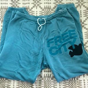 FREECITY Teal Sweatpants